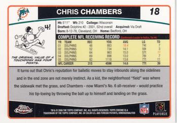 2006 Topps Chrome #18 Chris Chambers Back