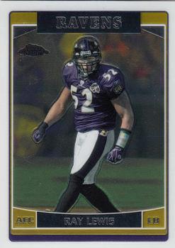 2006 Topps Chrome #56 Ray Lewis Front
