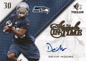 2009 SP Threads - Stitch in Time Autographs #SIT-DM Devin Moore Front