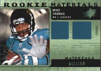 2009 SPx - Rookie Materials Jersey Green #RM-MT Mike Thomas Front