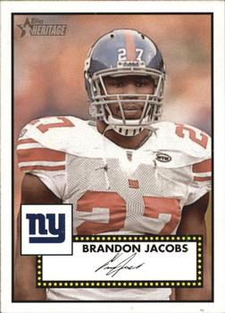 2006 Topps Heritage #95 Brandon Jacobs Front