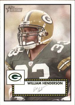 2006 Topps Heritage #152 William Henderson Front