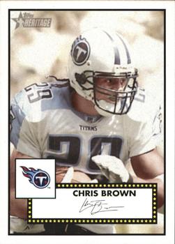 2006 Topps Heritage #166 Chris Brown Front