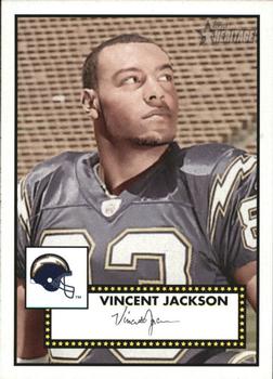 2006 Topps Heritage #200 Vincent Jackson Front