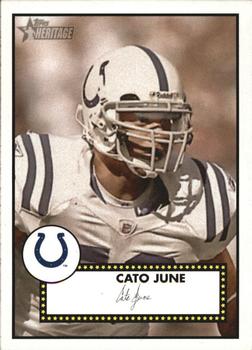 2006 Topps Heritage #386 Cato June Front
