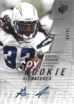 2009 SPx - SPX Rookies Silver #127 Gartrell Johnson Front
