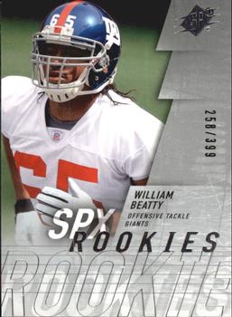 2009 SPx - SPX Rookies Silver #196 William Beatty Front