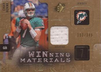 2009 SPx - Winning Materials Jersey #W-HE Chad Henne Front