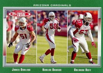2006 Topps Total #23 James Darling / Orlando Huff / Karlos Dansby Front