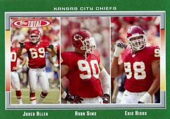 2006 Topps Total #40 Jared Allen / Eric Hicks / Ryan Sims Front