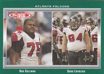2006 Topps Total #102 Chad Lavalais / Rod Coleman Front