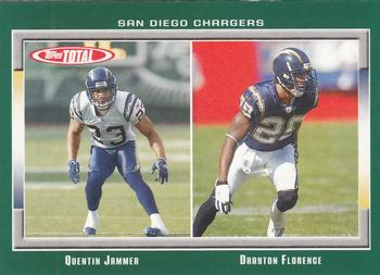 2006 Topps Total #162 Drayton Florence / Quentin Jammer Front
