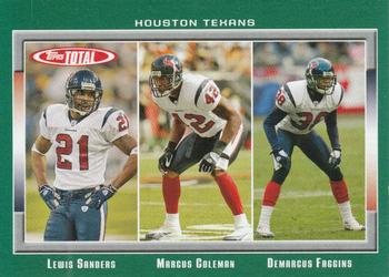 2006 Topps Total #184 Demarcus Faggins / Lewis Sanders / Marcus Coleman Front