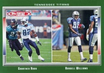 2006 Topps Total #360 Courtney Roby / Roydell Williams Front