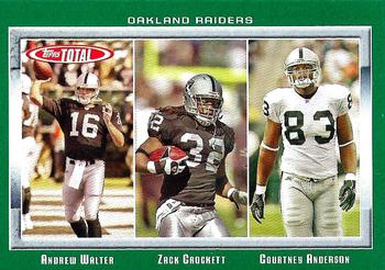 2006 Topps Total #383 Andrew Walter / Courtney Anderson / Zack Crockett Front