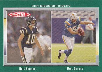 2006 Topps Total #387 Mike Scifres / Nate Kaeding Front
