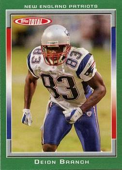 2006 Topps Total #412 Deion Branch Front
