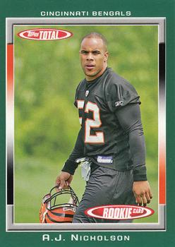 2006 Topps Total #496 A.J. Nicholson Front