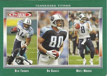 2006 Topps Total #32 Ben Troupe / Bo Scaife / Matt Mauck Front
