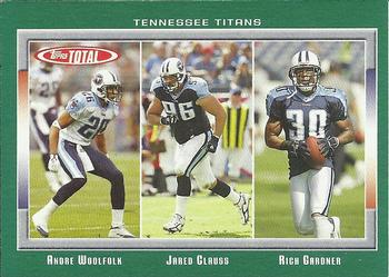 2006 Topps Total #397 Andre Woolfolk / Jared Clauss / Rich Gardner Front
