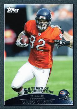 2009 Topps - Black #137 Greg Olsen Front