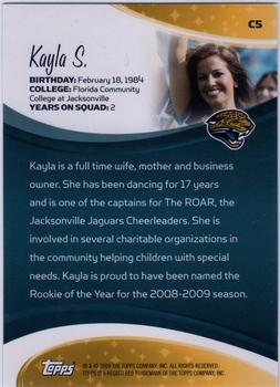 2009 Topps - Cheerleaders #C5 Kayla S. Back