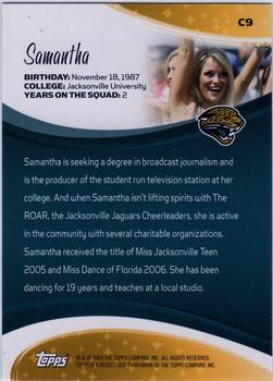 2009 Topps - Cheerleaders #C9 Samantha Back