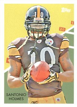 2009 Topps - Chicle #80 Santonio Holmes Front