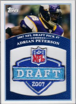 2009 Topps - Patches #RR-AP Adrian Peterson Front