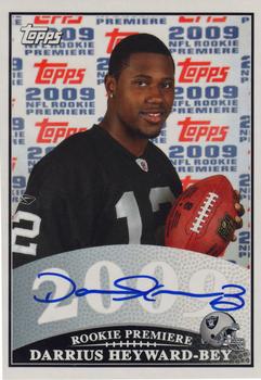 2009 Topps - Rookie Premiere Autographs #RPA-DH Darrius Heyward-Bey Front