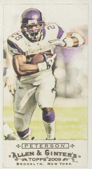 2009 Topps - Allen & Ginter #AG7 Adrian Peterson Front