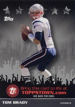 2009 Topps - ToppsTown Silver #TTT17 Tom Brady  Front