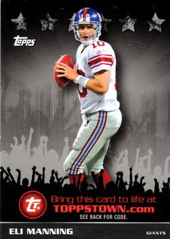 2009 Topps - ToppsTown Silver #TTT2 Eli Manning  Front