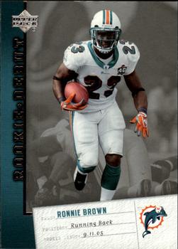 2006 Upper Deck Rookie Debut #52 Ronnie Brown Front
