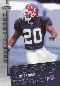 2006 Upper Deck Rookie Debut #110 Donte Whitner Front