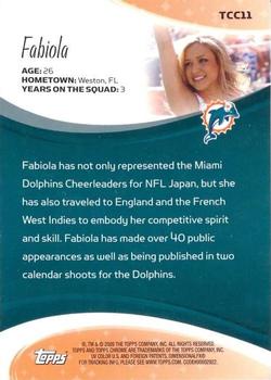 2009 Topps Chrome - Cheerleaders #TCC11 Fabiola Back