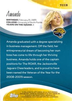 2009 Topps Chrome - Cheerleaders #TCC8 Amanda Back