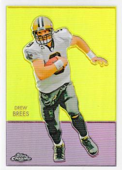 2009 Topps Chrome - Chicle White Refractors #C30 Drew Brees Front