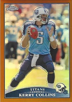 2009 Topps Chrome - Copper Refractors #TC61 Kerry Collins  Front