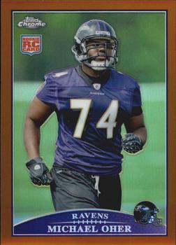 2009 Topps Chrome - Copper Refractors #TC122 Michael Oher  Front