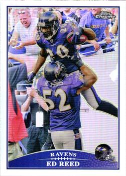2009 Topps Chrome - Refractors #TC16 Ed Reed Front