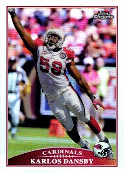 2009 Topps Chrome - Refractors #TC18 Karlos Dansby Front