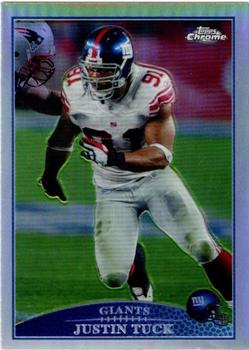 2009 Topps Chrome - Refractors #TC24 Justin Tuck Front
