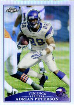 2009 Topps Chrome - Refractors #TC28 Adrian Peterson Front
