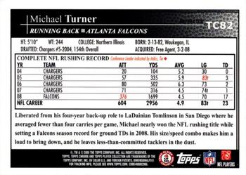 2009 Topps Chrome - Refractors #TC82 Michael Turner Back