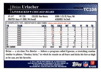 2009 Topps Chrome - Refractors #TC106 Brian Urlacher Back