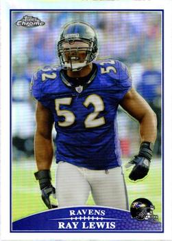 2009 Topps Chrome - Refractors #TC109 Ray Lewis Front