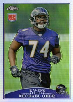 2009 Topps Chrome - Refractors #TC122 Michael Oher Front