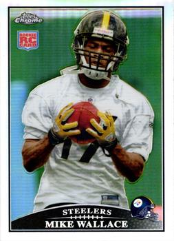 2009 Topps Chrome - Refractors #TC128 Mike Wallace Front
