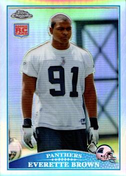 2009 Topps Chrome - Refractors #TC149 Everette Brown Front